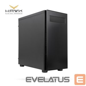 Computer case Chieftec  Case||HAWK|MidiTower|Not included|ATX|MicroATX|MiniITX|Colour Black|AL-02B-OP 