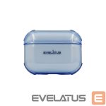 Headphone case Evelatus Apple AirPods 4 TPU Protective Case Transparent Blue