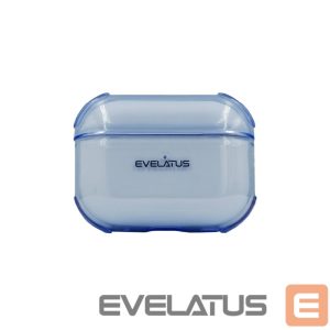 Headphone case Evelatus Apple AirPods 4 TPU Protective Case Transparent Blue