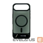 Back panel cover Evelatus Apple iPhone 17 Air Rubber Coated MagSafe With Stand Case Black