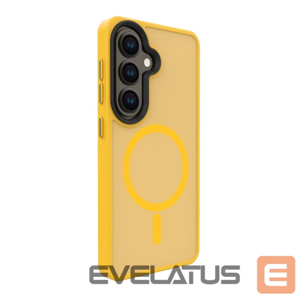 Back panel cover Evelatus Samsung Galaxy S26 Hybrid Case with Magnetic PC+TPU Orange