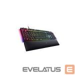 Computer keyboard Razer  BlackWidow V4 Mechanical Gaming Keyboard, Green Switch, US Layout, Wired, Black 