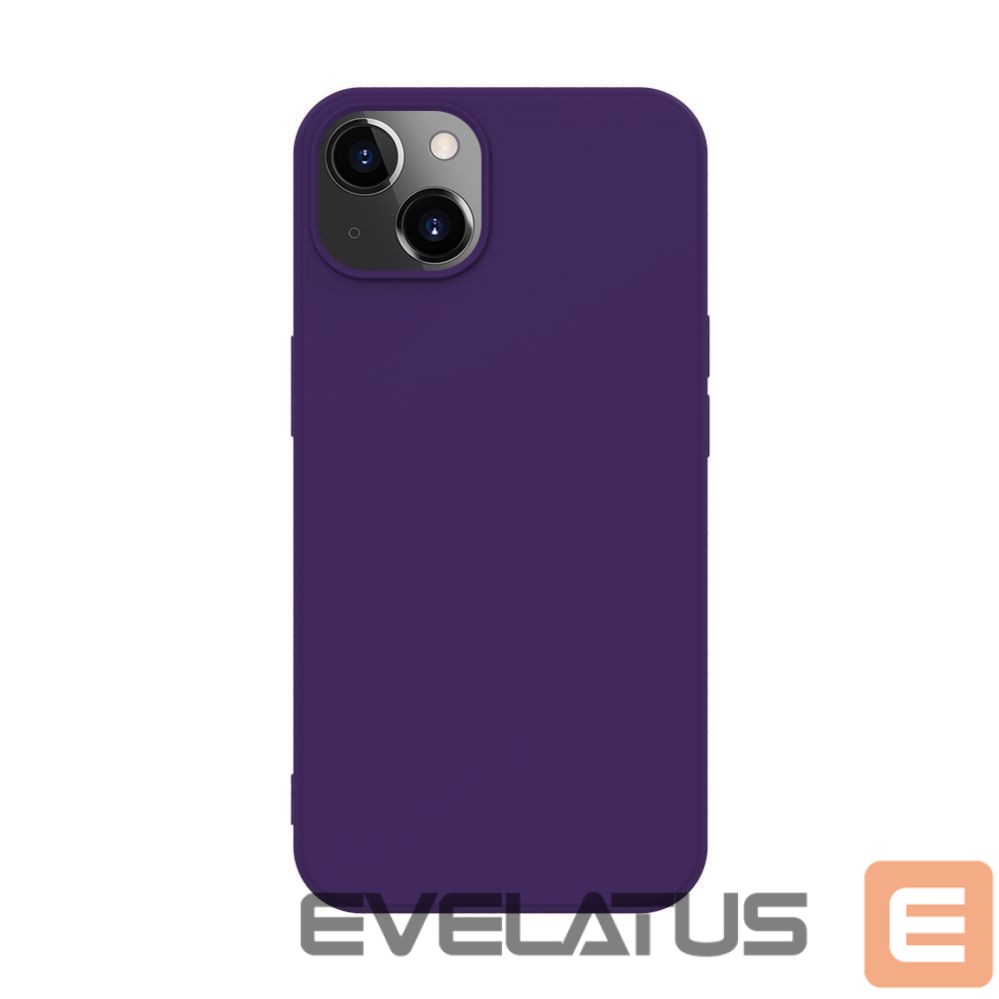 Back panel cover iLike Apple iPhone 14 Nano Silicone case Deep Purple