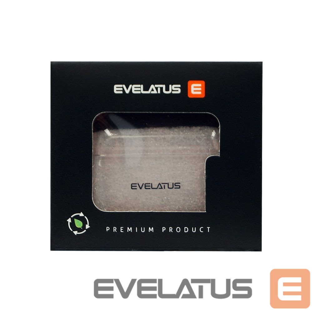 Headphone case Evelatus Apple AirPods 4 TPU Protective Case Transparent Pink