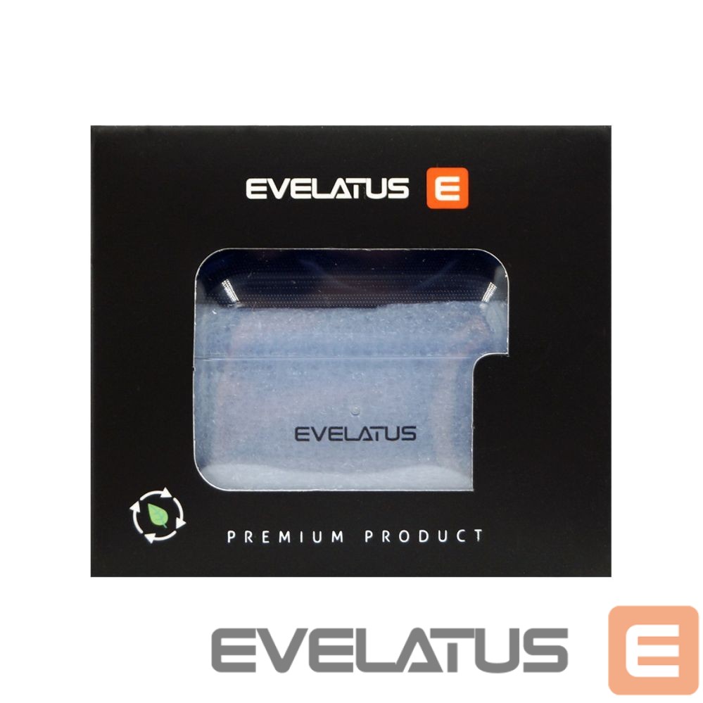 Headphone case Evelatus Apple AirPods Pro TPU Protective Case Transparent Blue