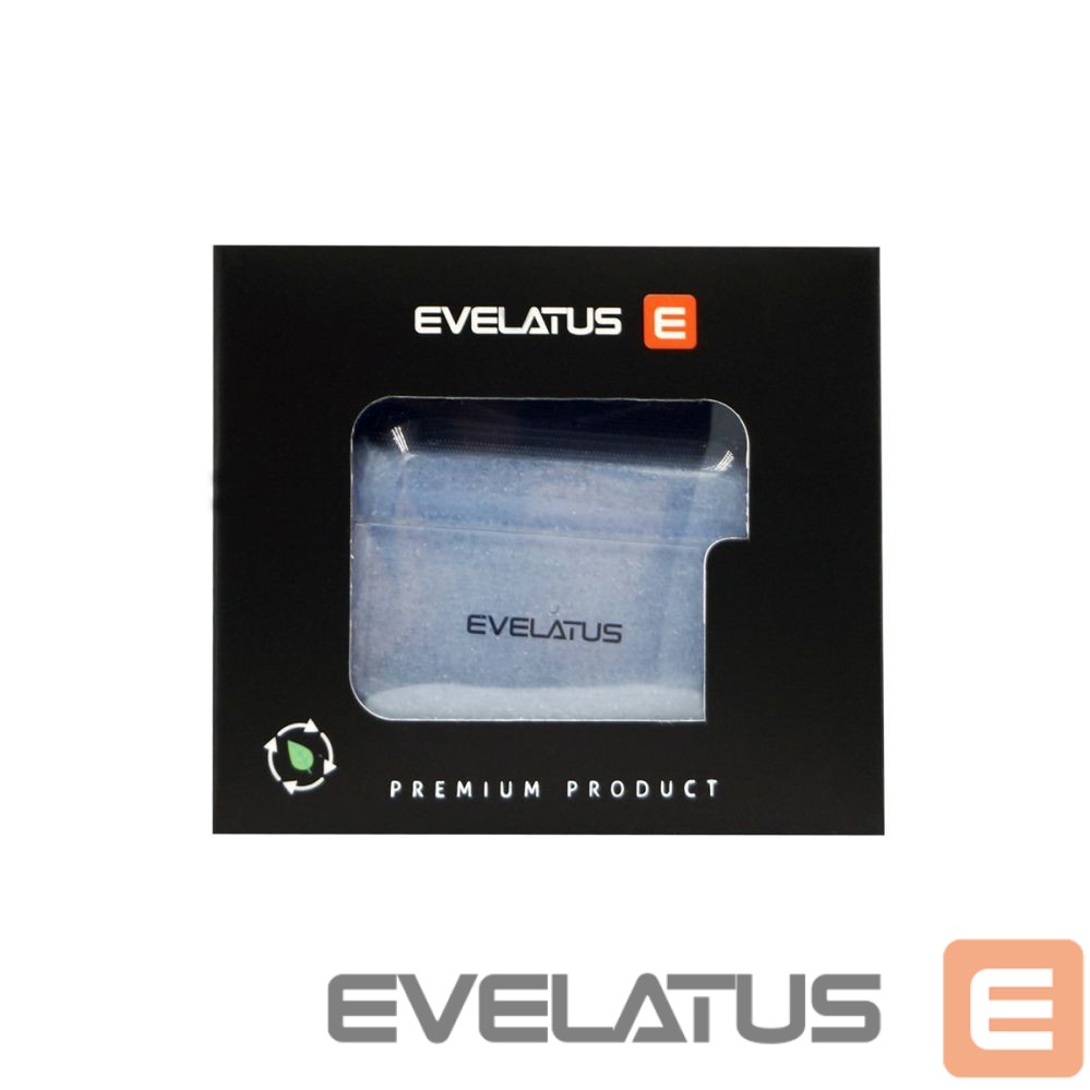 Back panel cover Evelatus Apple AirPods Pro 2 TPU Protective Case Transparent Blue