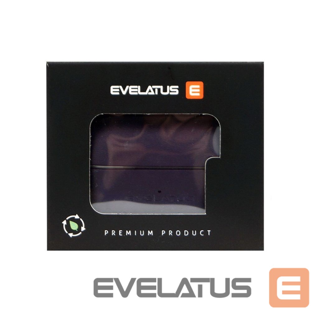 Headphone case Evelatus Apple AirPods 4 Protective Silicone Case Deep Purple