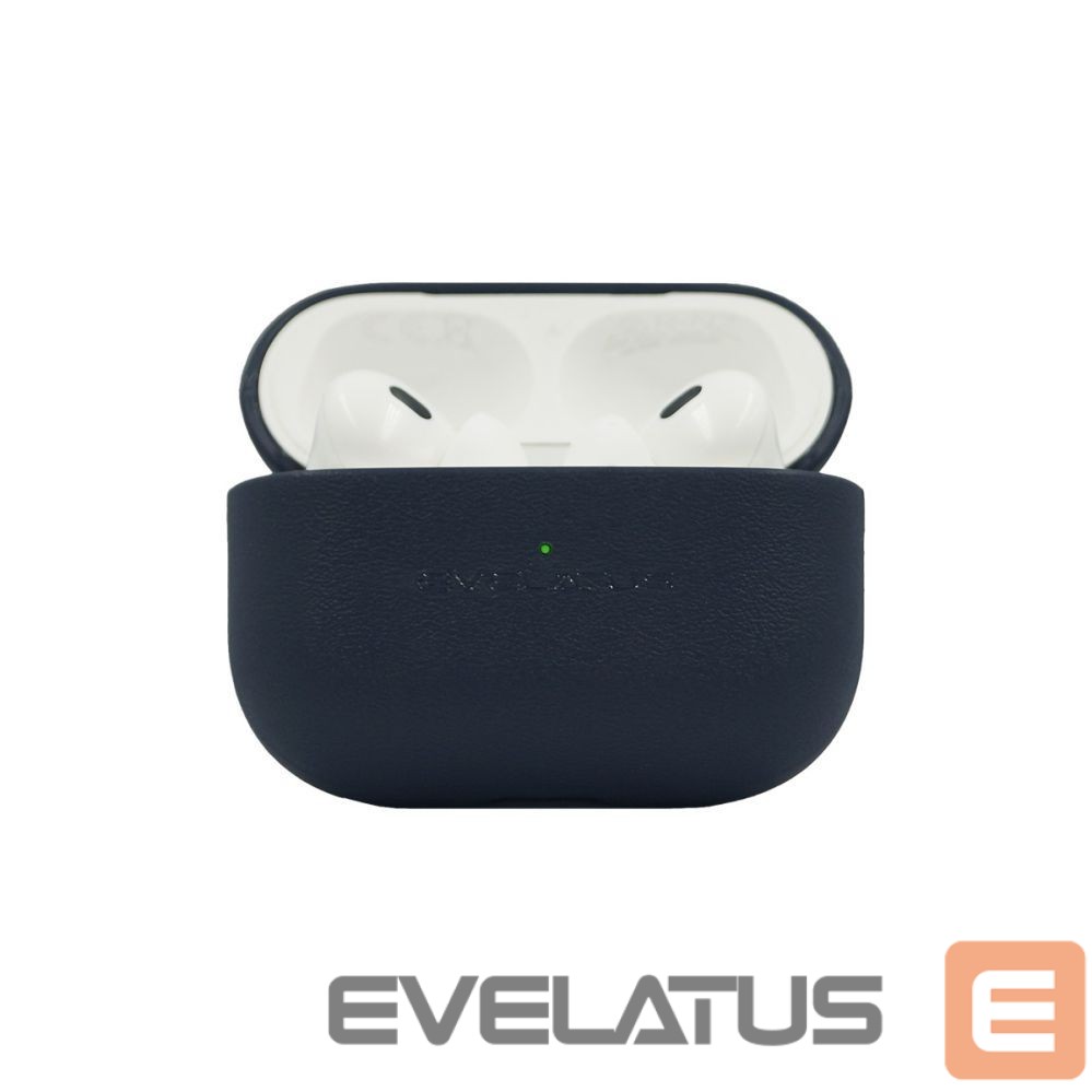 Back panel cover Evelatus Apple AirPods Pro 2 Protective Silicone Case Dark Blue