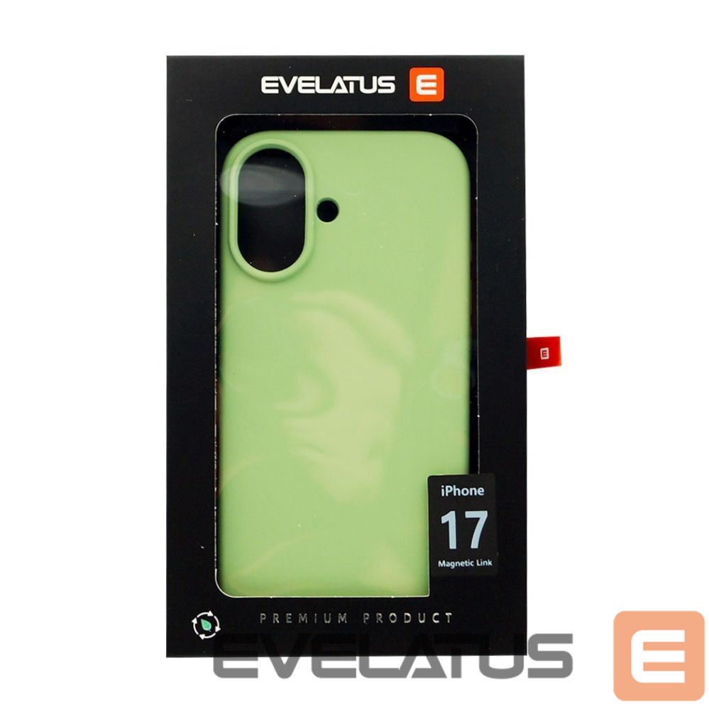 Back panel cover Evelatus Apple iPhone 17 Premium Magsafe Soft Touch Silicone Sage