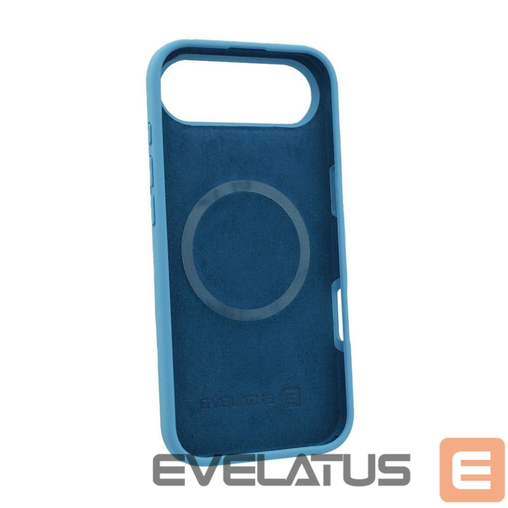 Back panel cover Evelatus Apple iPhone 17 Air Premium Magsafe Soft Touch Silicone Sky Blue