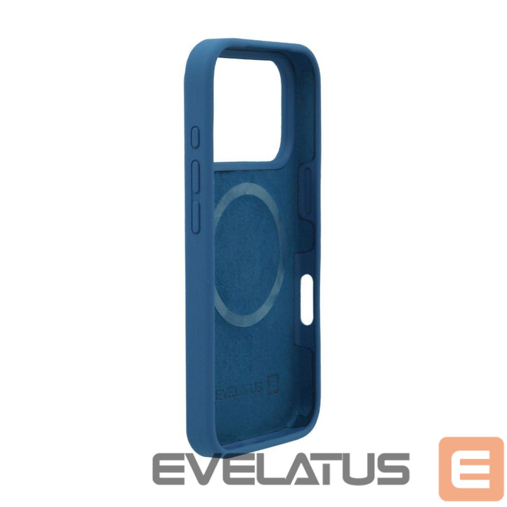 Back panel cover Evelatus Apple iPhone 17 Pro Premium Magsafe Soft Touch Silicone Deep Blue