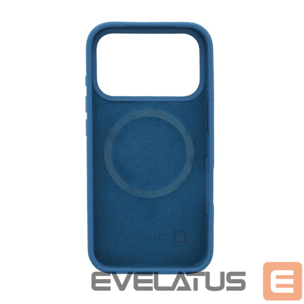 Back panel cover Evelatus Apple iPhone 17 Pro Premium Magsafe Soft Touch Silicone Deep Blue
