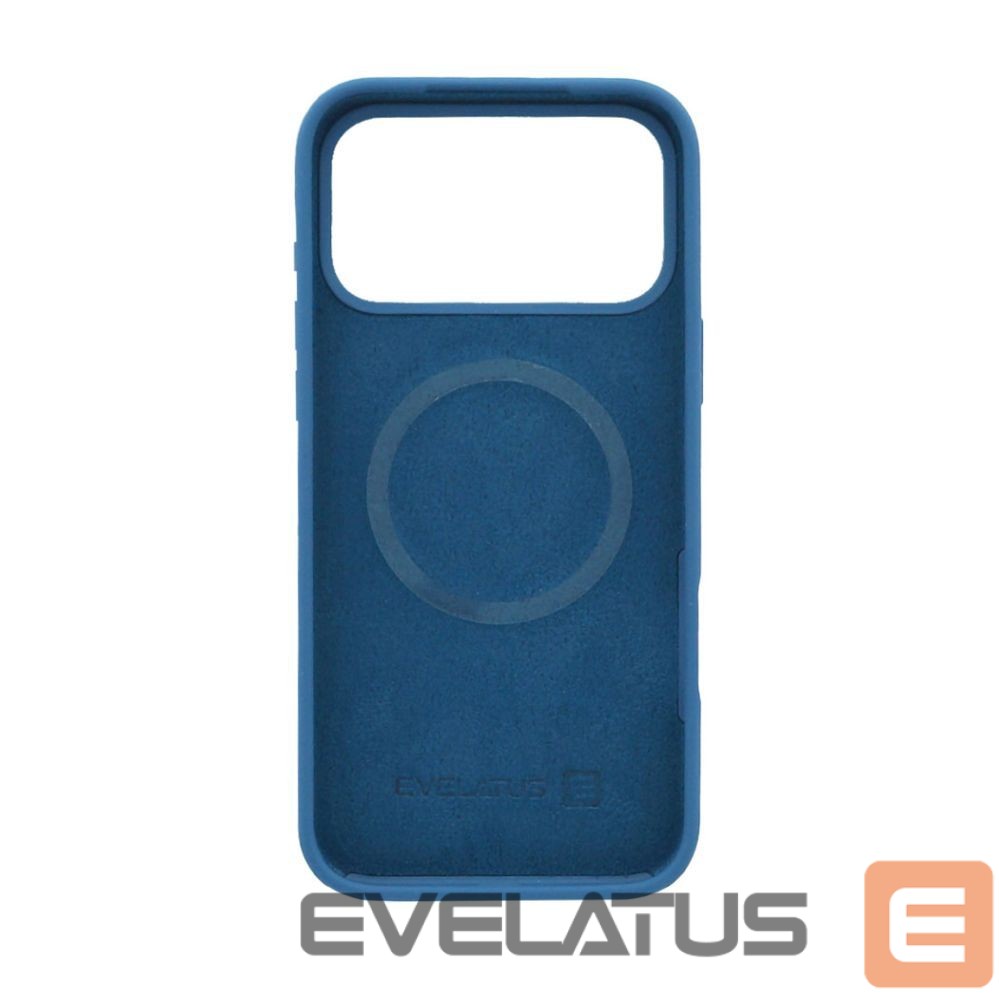 Back panel cover Evelatus Apple iPhone 17 Pro Max Premium Magsafe Soft Touch Silicone Deep Blue