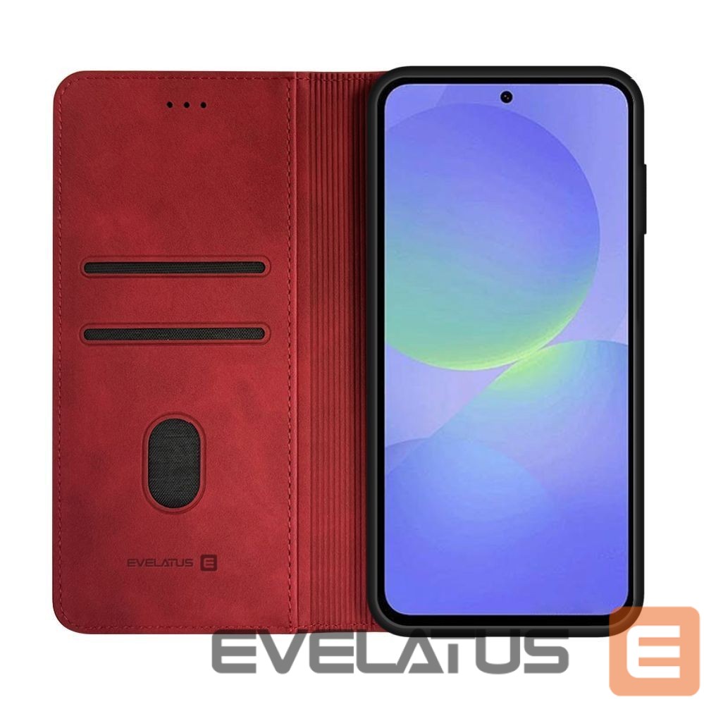 Book case Evelatus Samsung Galaxy A37 Book case Red