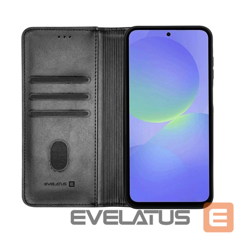 Book case Evelatus Samsung Galaxy A37 Book case Folio Black