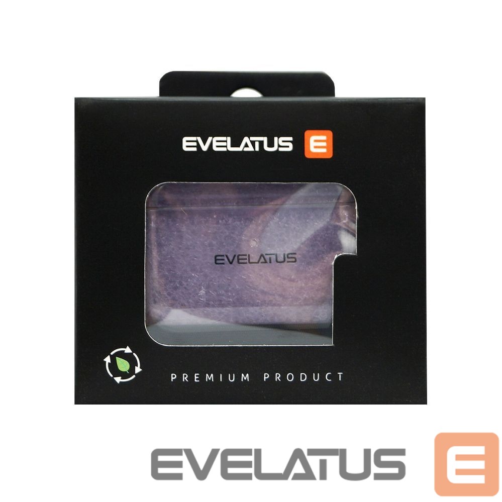 Headphone case Evelatus Apple AirPods Pro 2 TPU Protective Case Transparent Purple