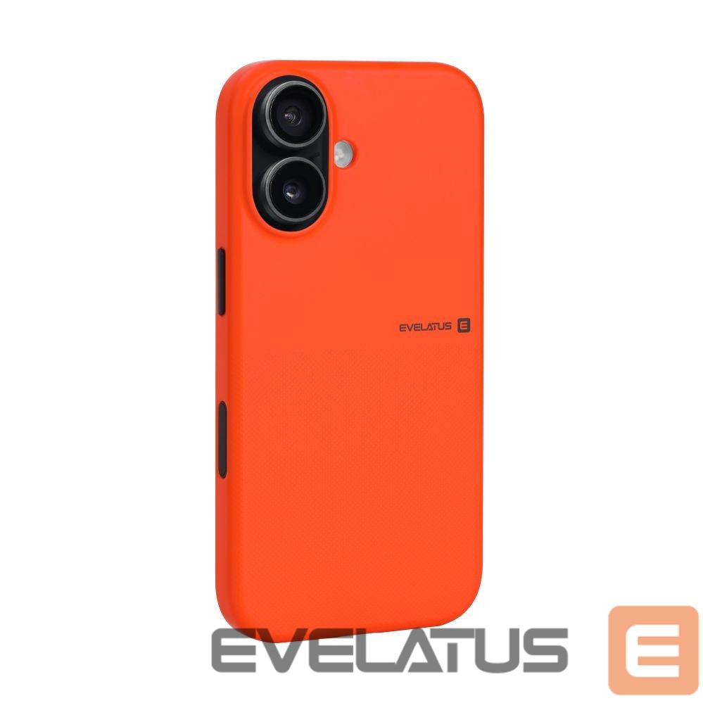 Back panel cover Evelatus Apple iPhone 16 Premium MagSafe Sandstone Case Orange