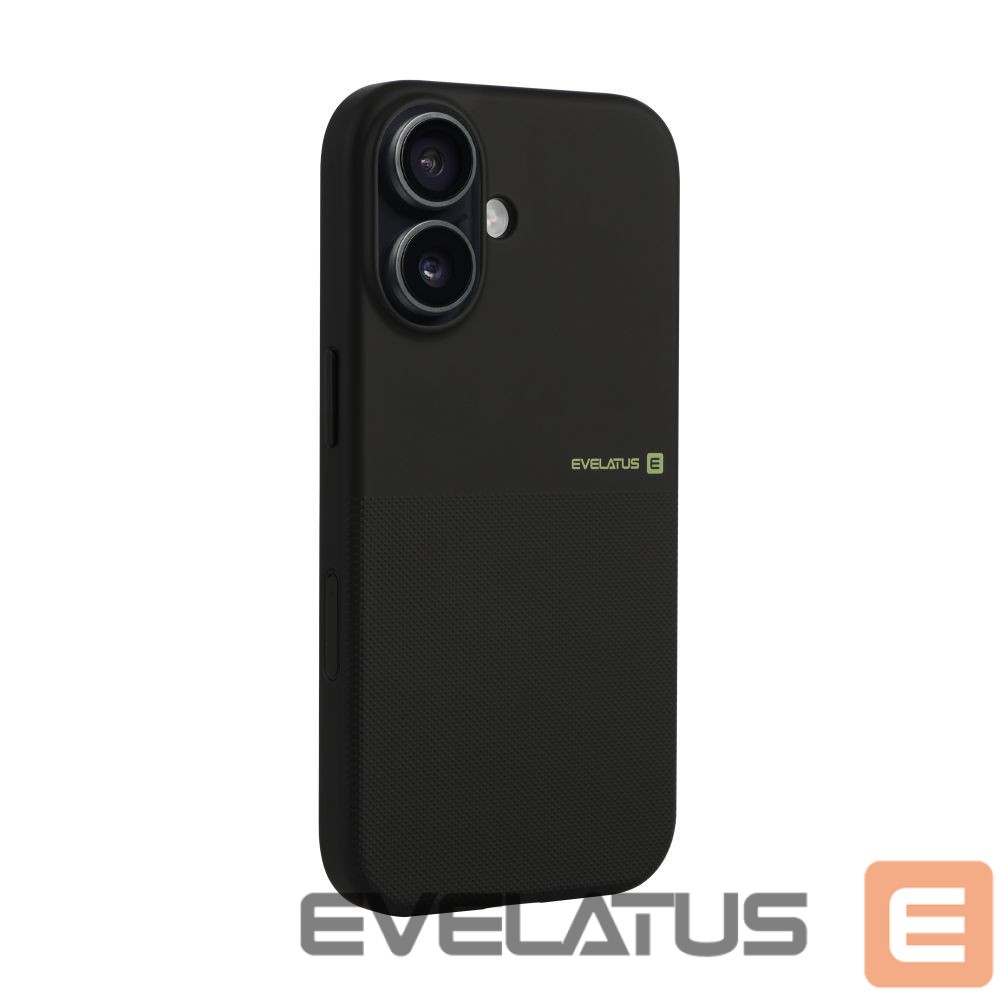 Back panel cover Evelatus Apple iPhone 17 Premium MagSafe Sandstone Case Black
