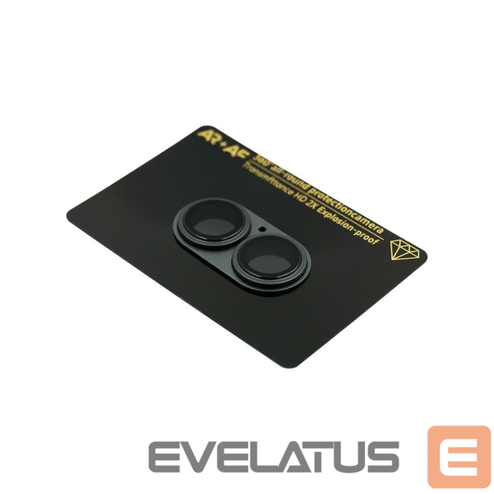 Protective glass Evelatus Apple iPhone 17 Full body camera lens protection premium Black