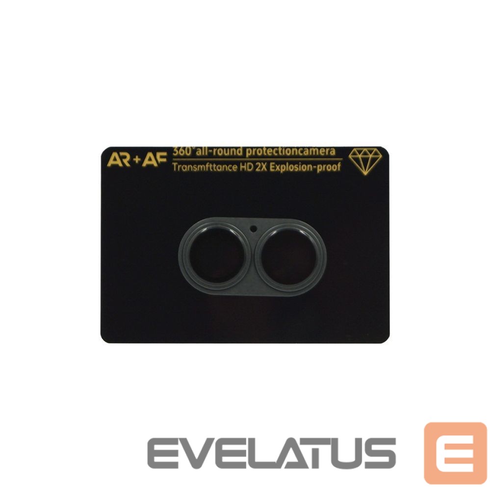 Protective glass Evelatus Apple iPhone 17 Full body camera lens protection premium Black