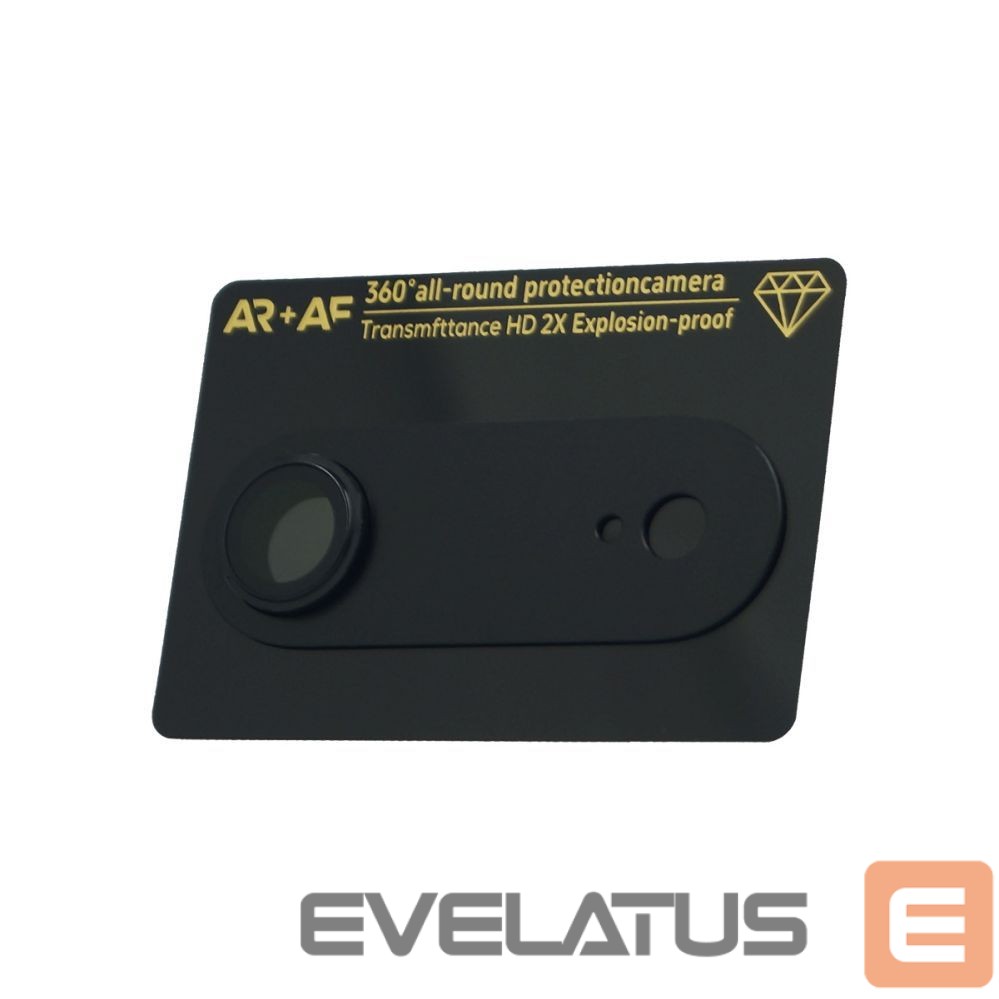 Protective glass Evelatus Apple iPhone 17 Air Full body camera lens protection premium Black