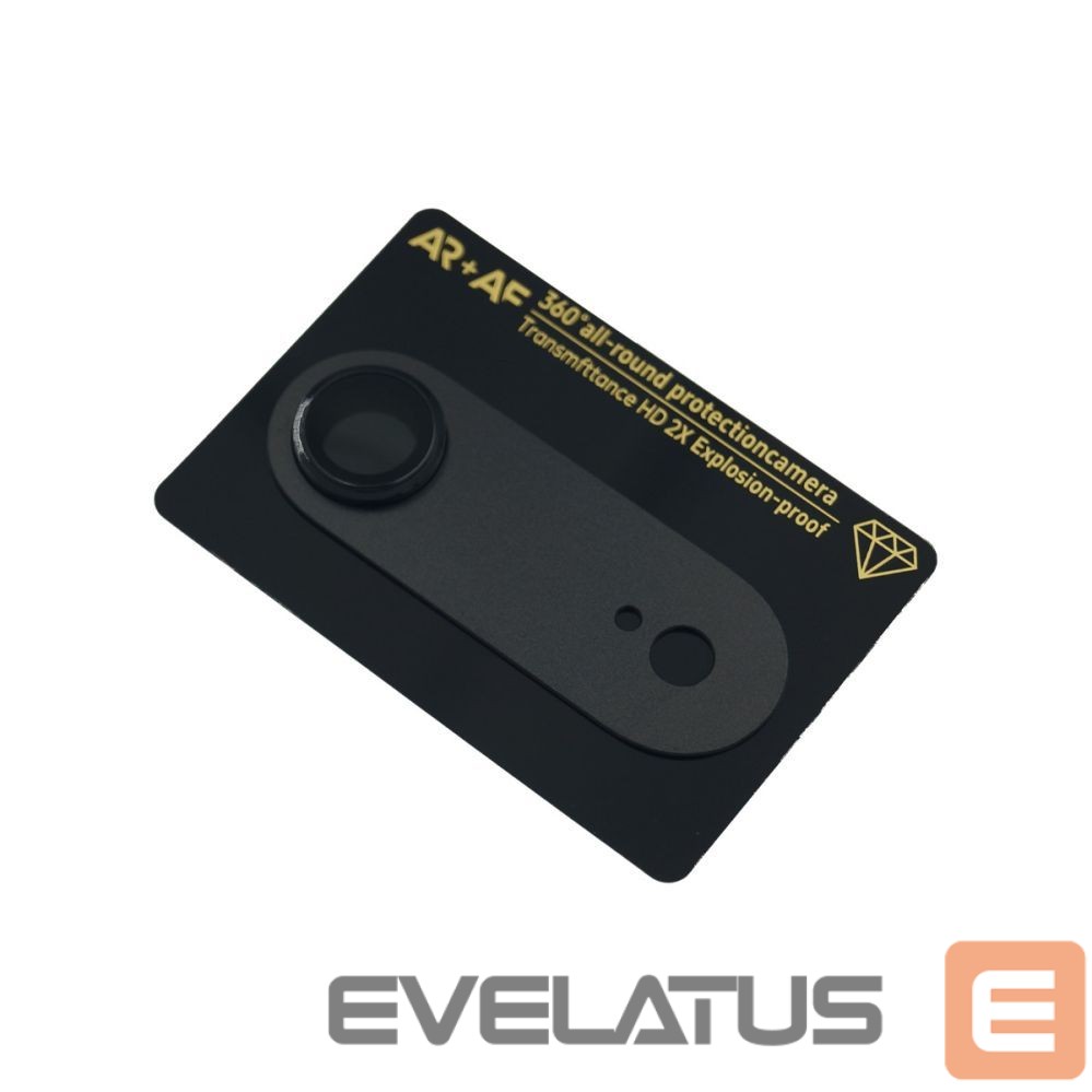 Protective glass Evelatus Apple iPhone 17 Air Full body camera lens protection premium Black