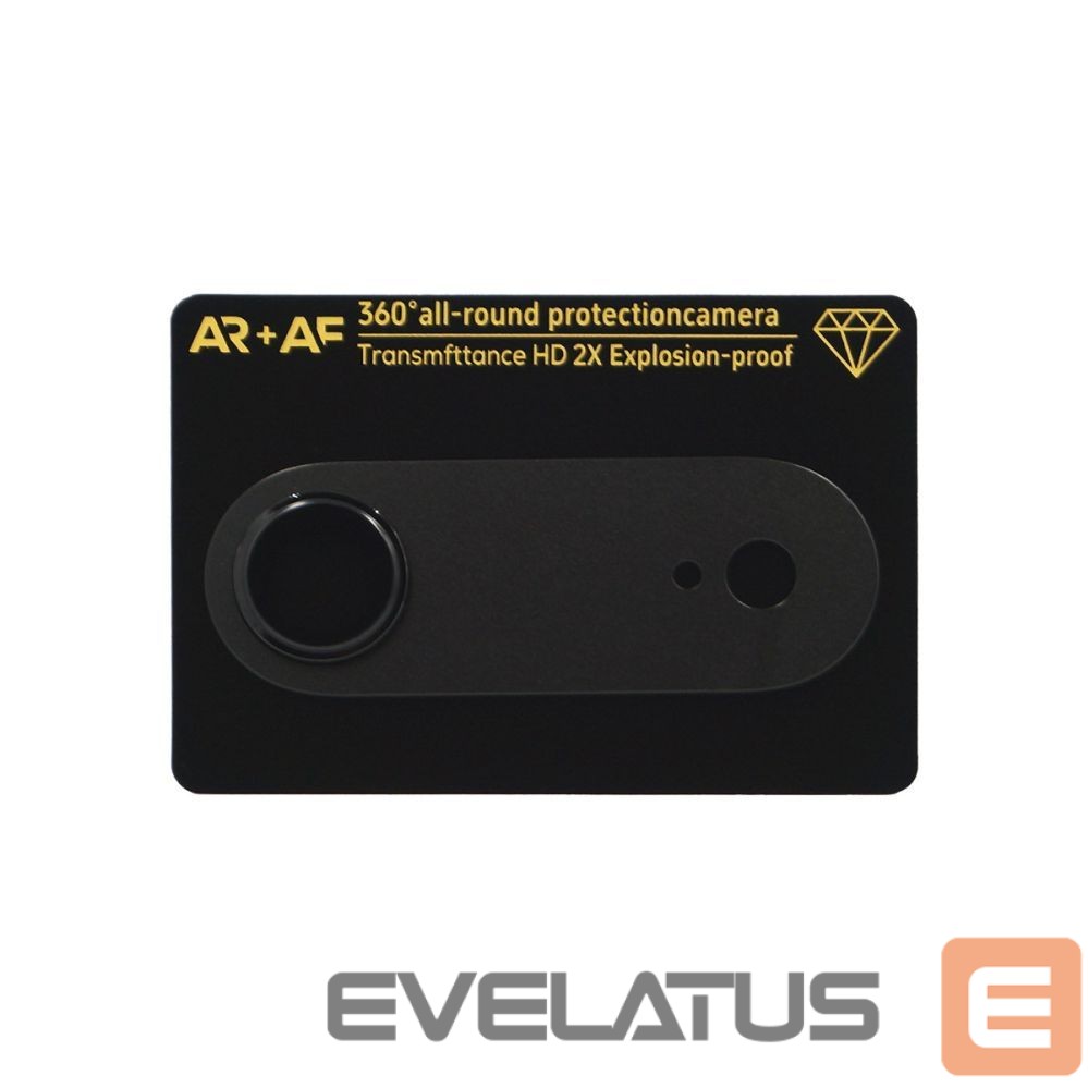 Protective glass Evelatus Apple iPhone 17 Air Full body camera lens protection premium Black