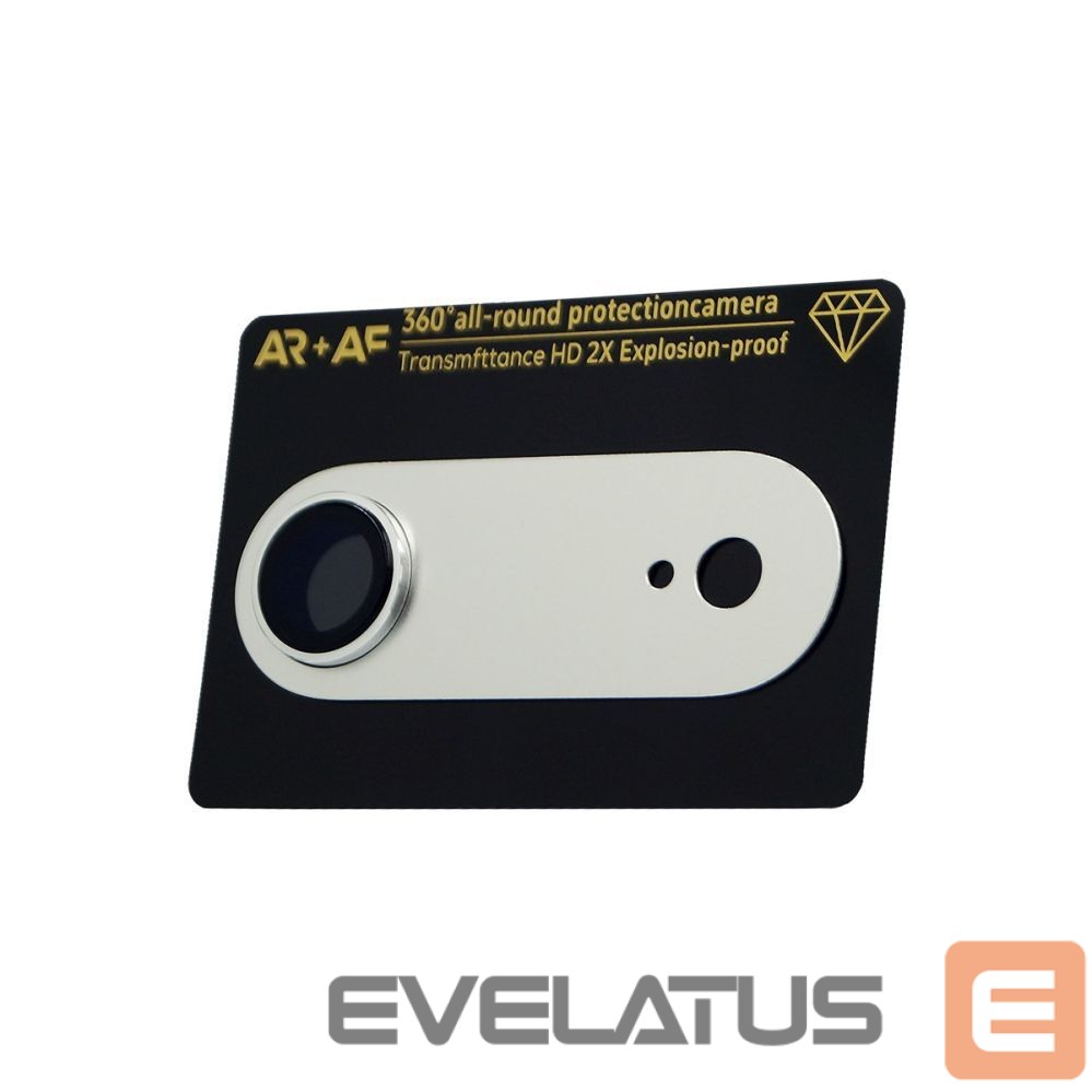 Protective glass Evelatus Apple iPhone 17 Air Full body camera lens protection premium Silver