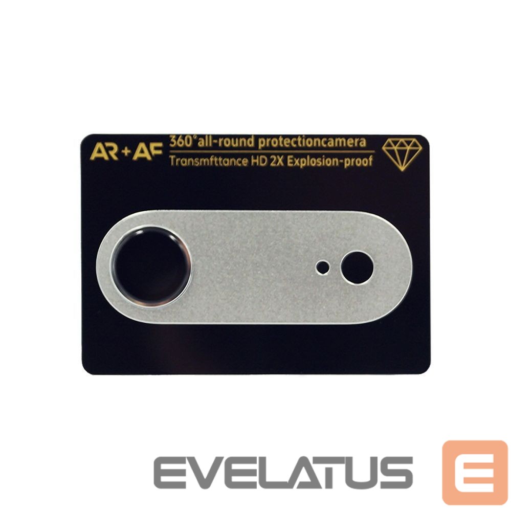 Protective glass Evelatus Apple iPhone 17 Air Full body camera lens protection premium Silver