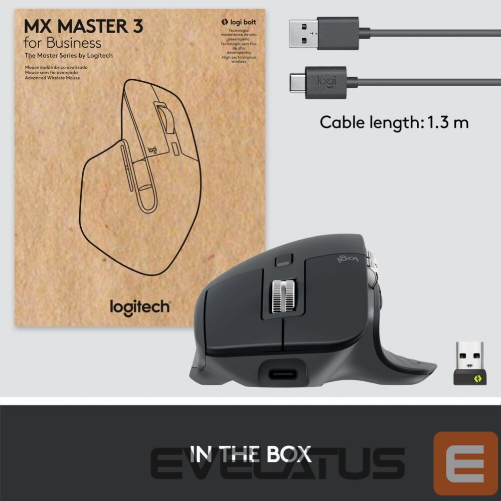 Computer accessories Logitech LOGI MX Master 3S for Business GRAPHITE