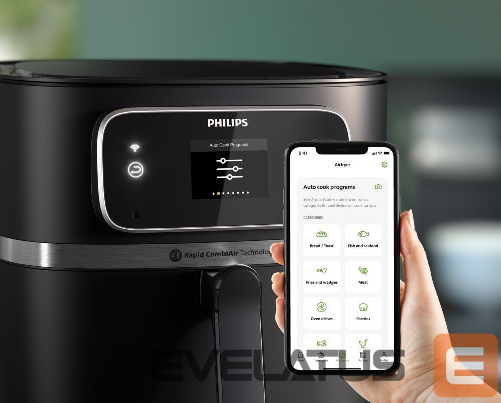 Table grill Philips Airfryer Combi HD9880/90 7000 XXL Connected Power 2200 W Capacity 8.3 L Black