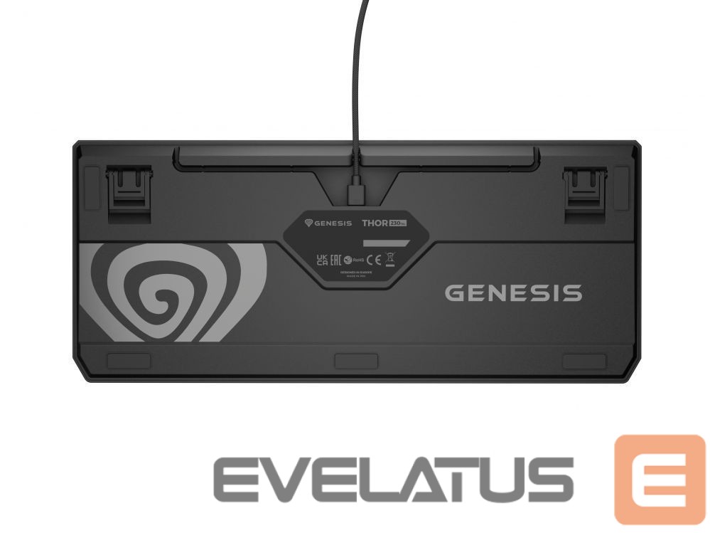 Computer keyboard Genesis THOR 230 | Mechanical Gaming Keyboard | Wired | US | Anchor Gray Positive | USB Type-A | Outemu Red