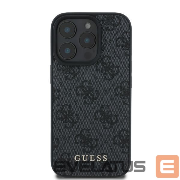 Back panel cover Guess Guess 4G Classic Case for iPhone 16 Pro Max - Black