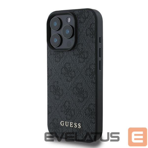 Back panel cover Guess Guess 4G Classic Case for iPhone 16 Pro Max - Black