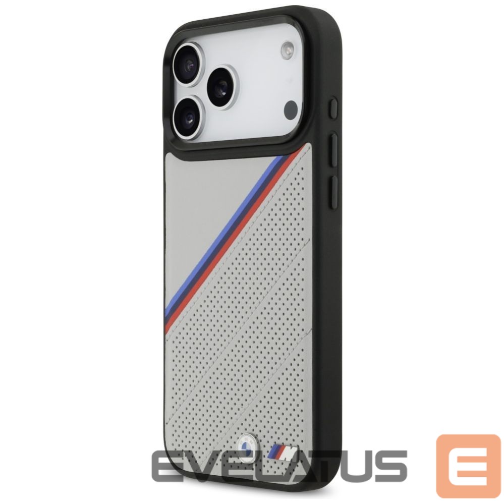 Other goods BMW BMW M Tricolor Metal Logo MagSafe Case for iPhone 17 Pro Max - Gray