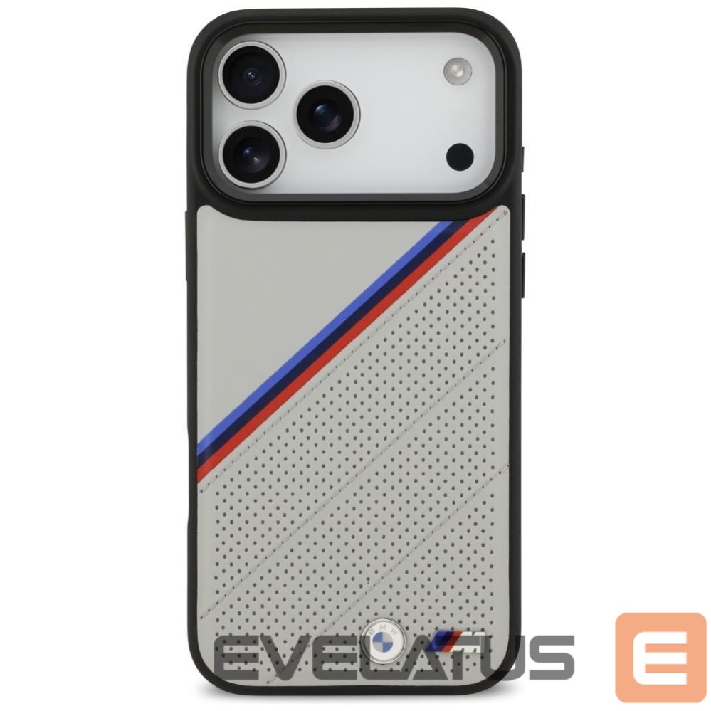 Other goods BMW BMW M Tricolor Metal Logo MagSafe Case for iPhone 17 Pro Max - Gray