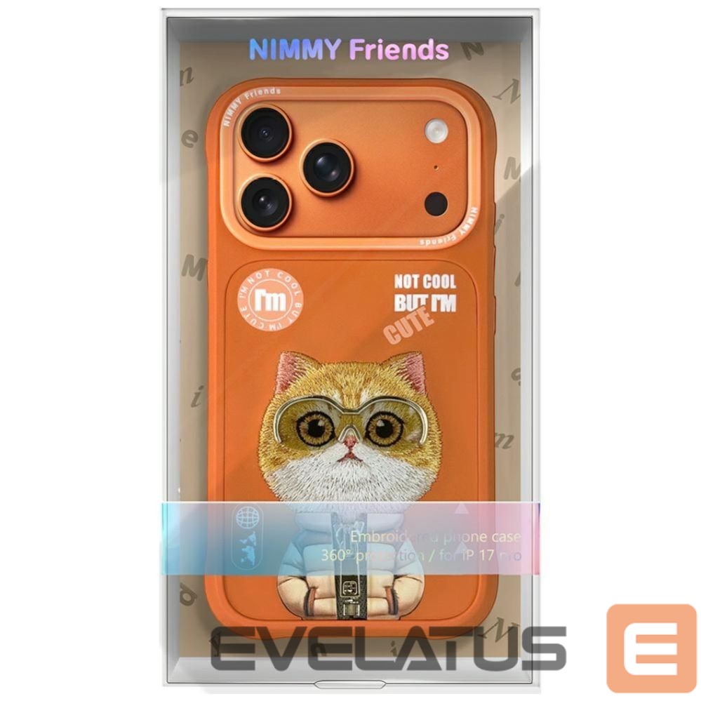 Other goods Nimmy Nimmy Cool&Cute 2.0 Cat Case for iPhone 17 Pro Max - Orange
