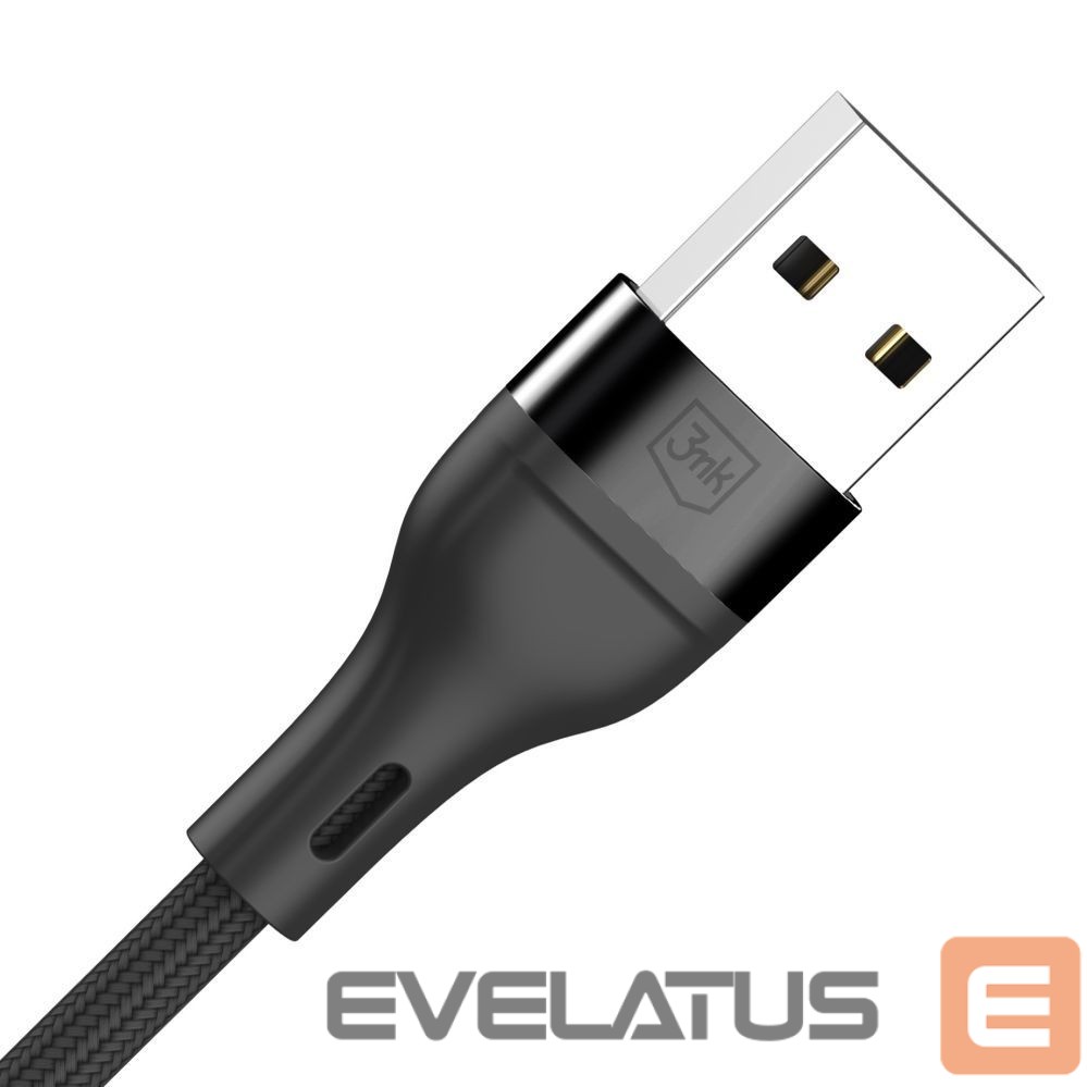Other goods 3MK 3mk Hyper Cable N-SERIES 3 in 1 USB-A / Lightning / Micro 1.2m 9V/2A 18W - black