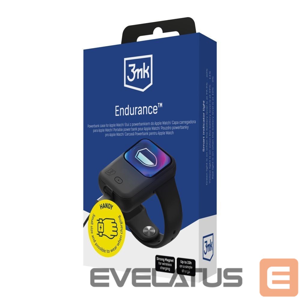 Other goods 3MK 3mk Endurance Powerbank for Apple Watch 40 mm / 41 mm 2.5W 1200mAh USB-C - black