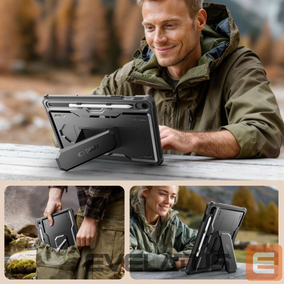 Other goods Tech-Protect Tech-Protect Kevlar Pro Case for Samsung Galaxy Tab S9 - Black