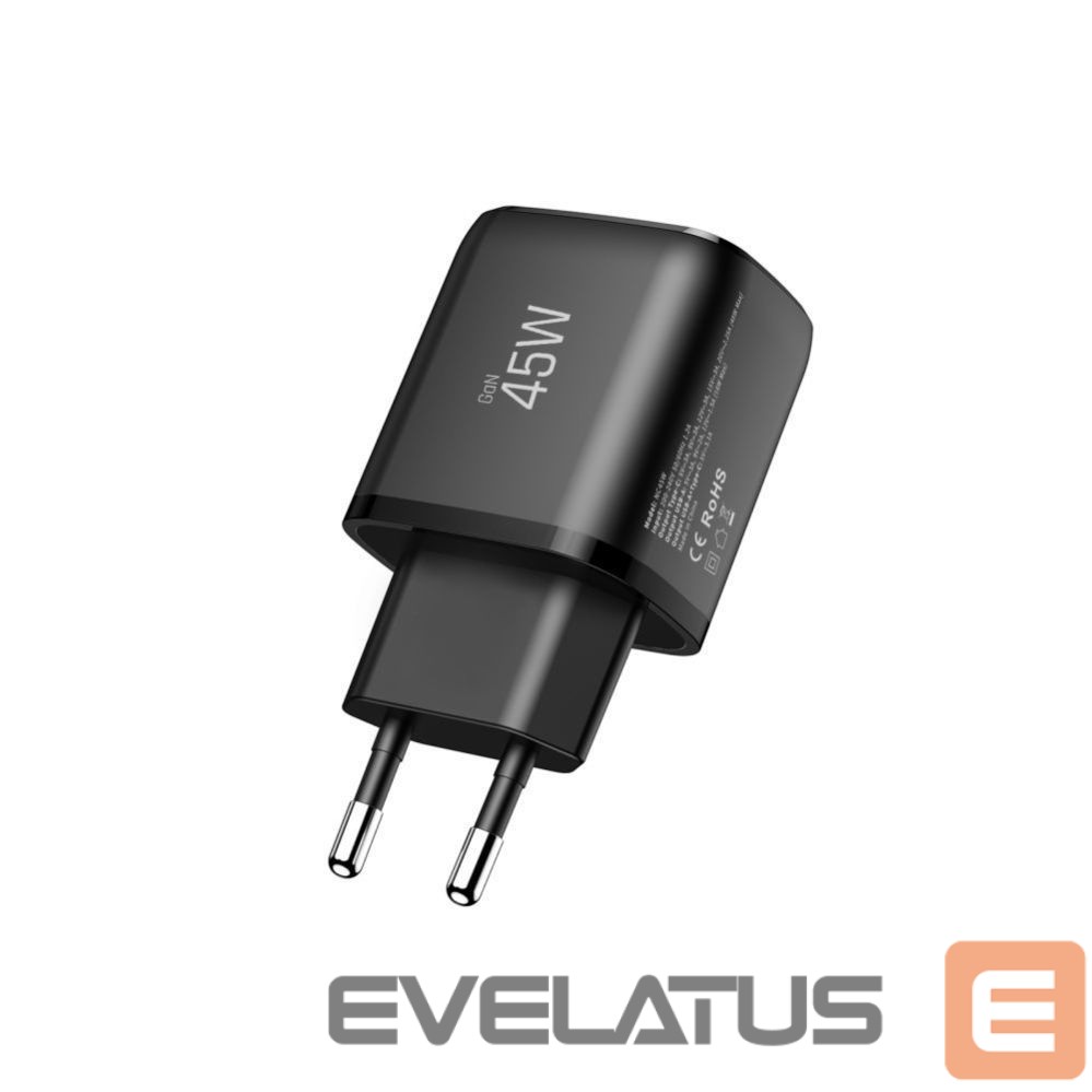 Other goods Tech-Protect Tech-Protect NCA45W-GAN 2-Port USB-C / USB-A 45W Wall Charger - Black