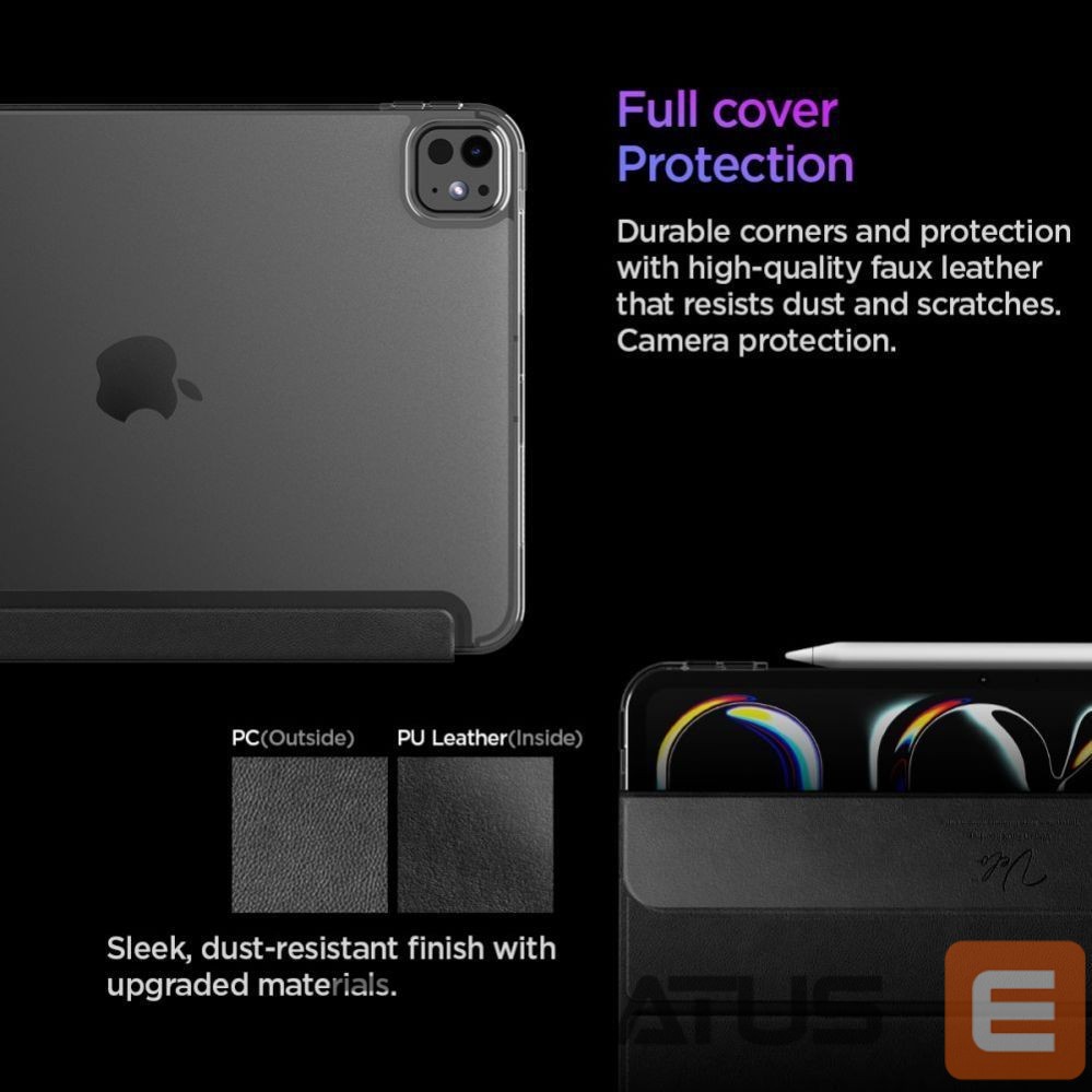 Other goods Spigen Spigen Liquid Air Folio Case for iPad Pro 11” (2024) iPad Pro 11” (2025) - Black