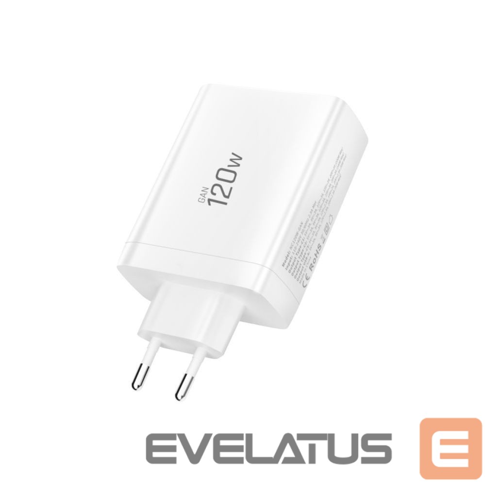 Other goods Tech-Protect Tech-Protect NC120W-GAN 4-Port 120W Wall Charger - White