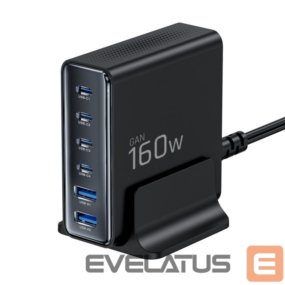 Other goods Tech-Protect Tech-Protect DC160W-GAN 6-Port 160W Wall Charger - Black