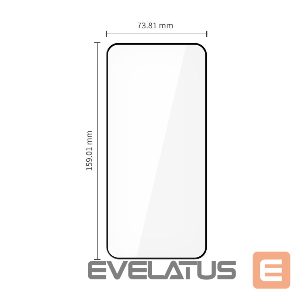 Other goods Tech-Protect Tech-Protect Glass Fit+ 2-Pack Tempered Glass for Xiaomi Redmi Note 15 Pro 5G - Black