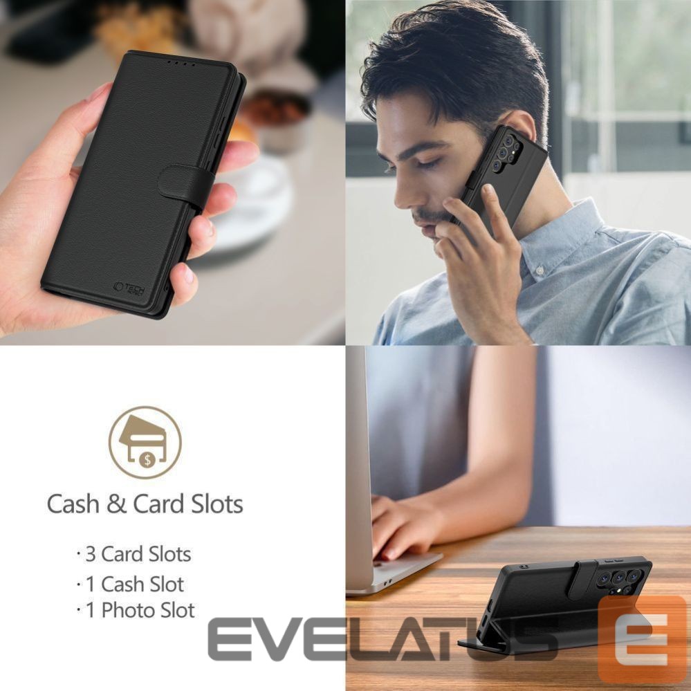 Other goods Tech-Protect Tech-Protect Wallet Case for Xiaomi Redmi Note 15 Pro 5G - Black