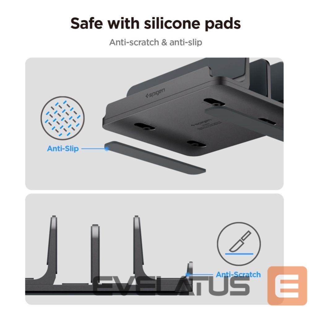 Other goods Spigen Spigen LD208S4 Desk Organizer for Laptops, Tablets, Smartphones, Keyboards - Gray
