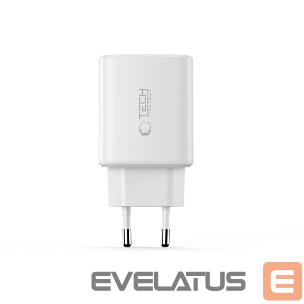 Other goods Tech-Protect Tech-Protect NCA65W-GAN 3-Port 65W Wall Charger - White