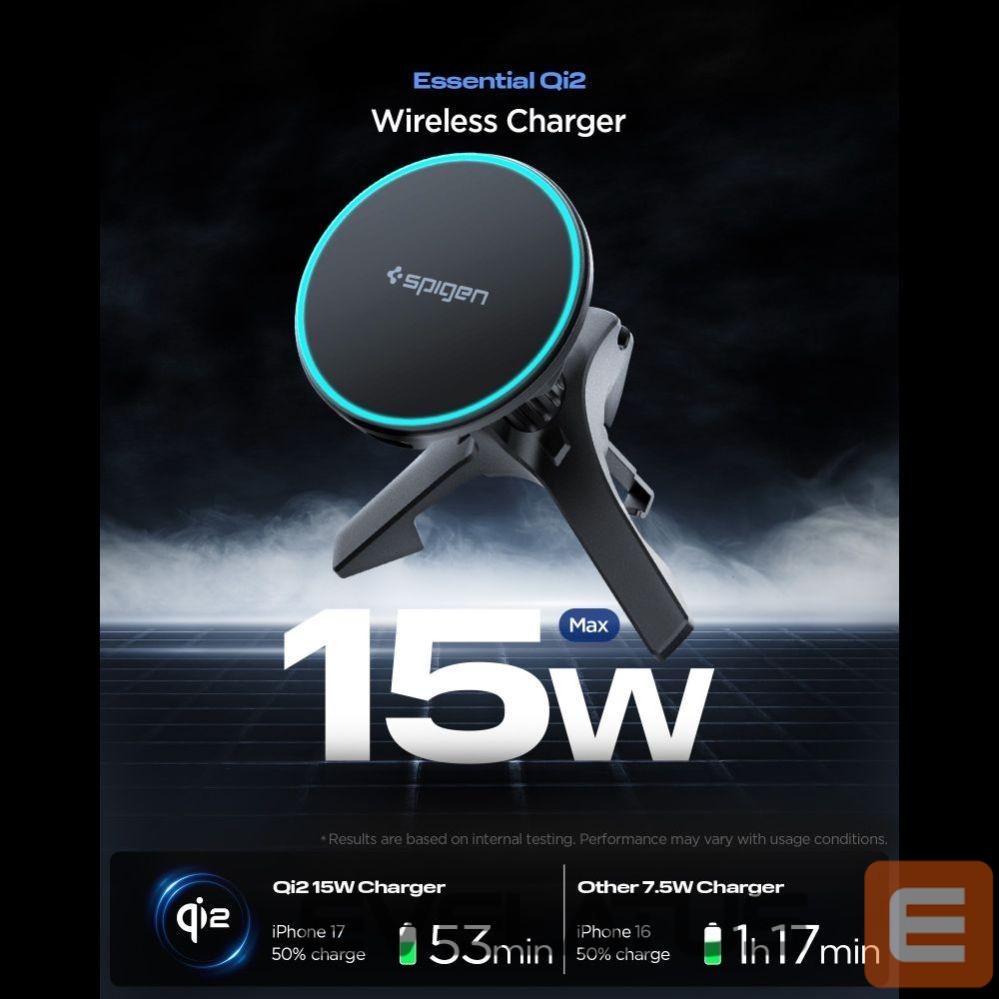 Other goods Spigen Spigen EV15MAQ Essential Qi2 MagSafe Car Air Vent Holder - Black