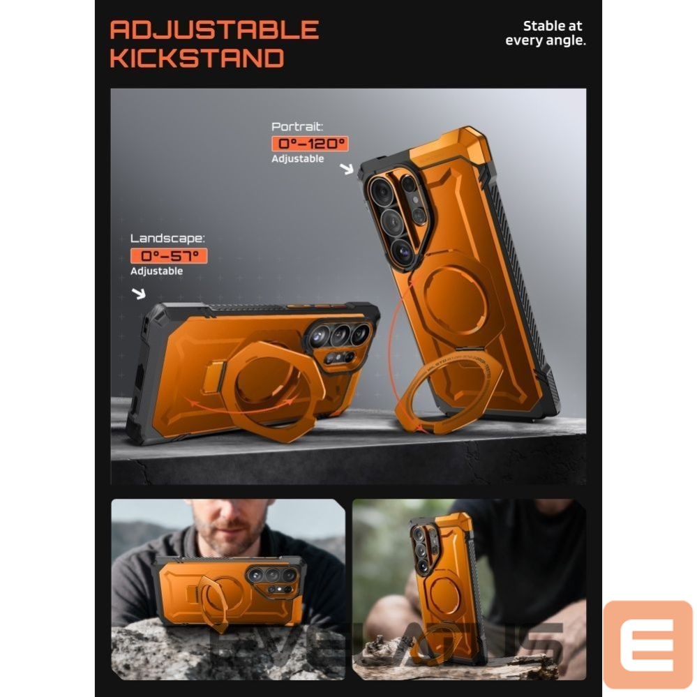 Other goods Supcase Supcase UB Grip Mag MagSafe Case for Samsung Galaxy S26 Ultra - Orange and Black